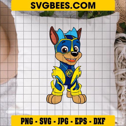 1000 Paw Patrol Svg, Chase Paw Patrol Svg, Paw Patrol Birthday Svg on Pillow