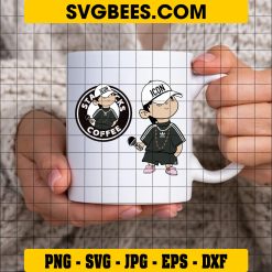 Baby Peso Pluma SVG, Starbucks Logo SVG, Music Regional Singer SVG PNG DXF EPS Cut Files on Cup