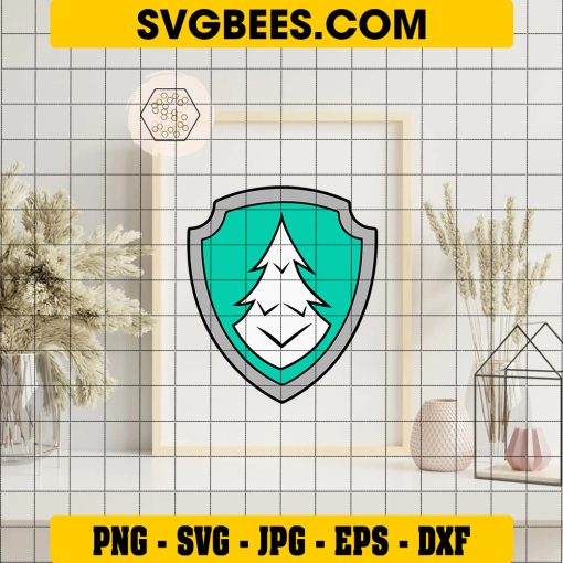 Everest Badge Paw Patrol Svg, Paw Patrol Logo Svg, Everest Svg on Frame