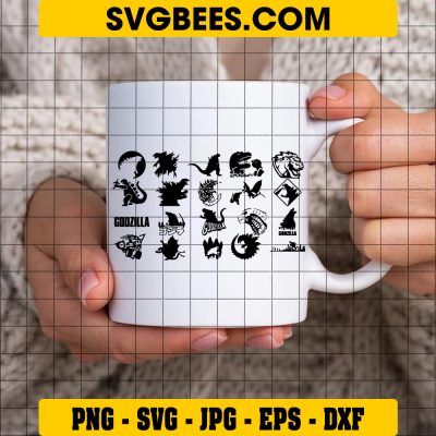 Godzilla SVG Bundle Godzilla Vs Kong SVG, Official Team Kong SVG - SVGbees