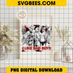 I Like Bad Boys PNG, Halloween Horror Movie Bad Boys PNG, Horror Characters Halloween PNG on Frame