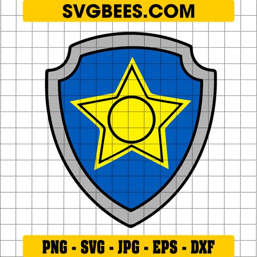 Marshall Badge Paw Patrol Svg, Paw Patrol Logo Svg, Marshall Svg