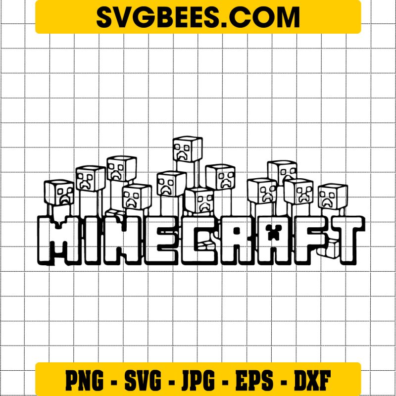 Minecraft SVG Files for the Cricut, Minecraft Animel SVG, Funny Minecraft SVG