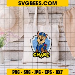 Paw Patrol Chase Svg, Spy Pup Svg, Paw Patrol Logo Svg on Bag