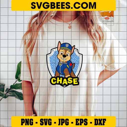 Paw Patrol Chase Svg, Spy Pup Svg, Paw Patrol Logo Svg on Shirt