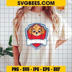 Paw Patrol Skye Logo Svg, Skye Fourth Member Svg, Skye Custom Name Svg on Shirt