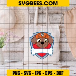 Paw Patrol Tracker Logo Svg, Chihuahua & Potcake Svg, Tracker Custom Name Svg on Bag
