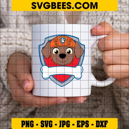Paw Patrol Tracker Logo Svg, Chihuahua & Potcake Svg, Tracker Custom Name Svg on Cup