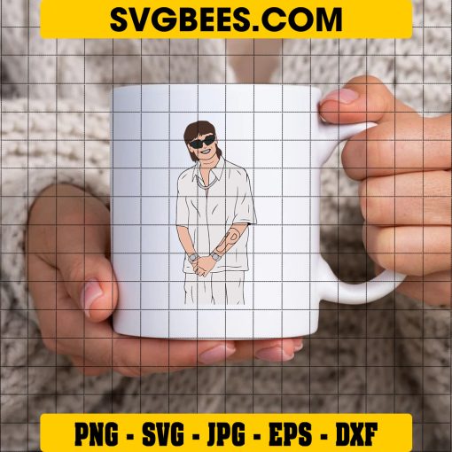 Peso Pluma SVG PNG DXF EPS Cricut Silhouette Vector Clipart on Cup