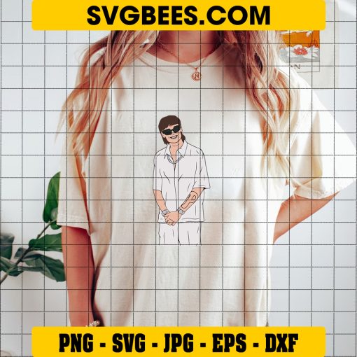 Peso Pluma SVG PNG DXF EPS Cricut Silhouette Vector Clipart on Shirt