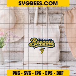 Savannah Bananas SVG – We Make Baseball Fun SVG – Baseball Team SVG PNG EPS DXF PDF, Cricut File on Bag