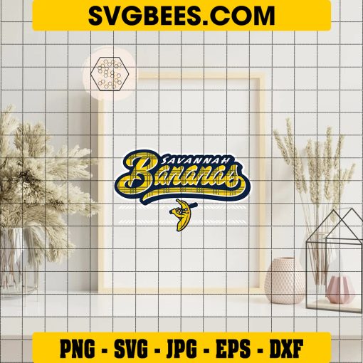 Savannah Bananas SVG – We Make Baseball Fun SVG – Baseball Team SVG PNG EPS DXF PDF, Cricut File on Frame