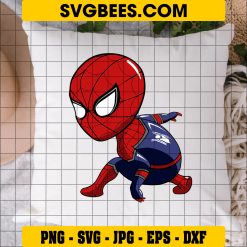 Spiderman Svg Free, Spiderman Clipart, Svg Files for Cricut, Spiderman Silhouette Svg, Digital Download on Pillow