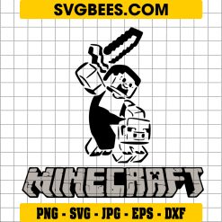 Steve Ride Pig Svg, Steve Minecraft Svg, Minecraft Svg, Anime Minecraft Svg