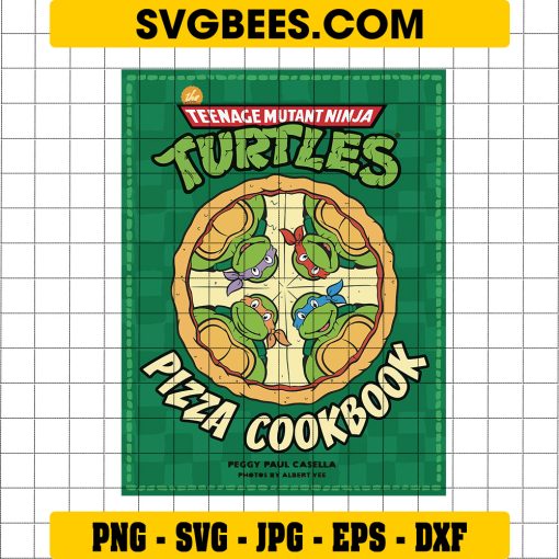 Teenage Mutant Ninja Turtles Pizza Cookbook Svg, TMNT Svg