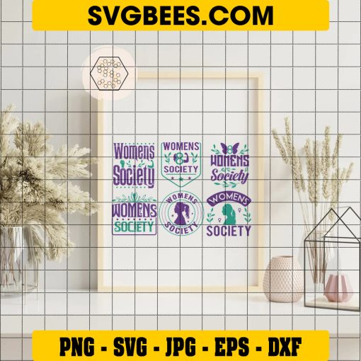 Womens Society SVG Bundle, Womens Day Svg, Girl Power, Strong Women, International Womens Day, Womens Day on Frame