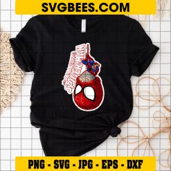 spiderman svg, spider man svg for cricut, spiderman png, miles morales svg, baby spiderman svg, Spiderman font, Birthday on Shirt