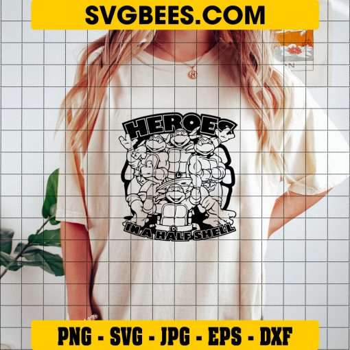 Free Ninja Turtles SVG, Ninja Turtle Cut file, Clipart on Shirt