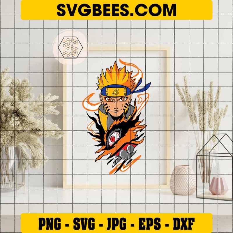 Kurama Nine tails svg, anime svg, Naruto svg - SVGbees