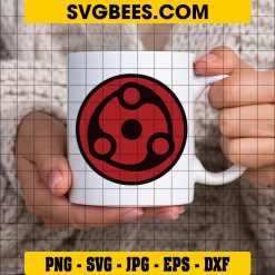 Madara Original Svg, Madara Sharingan Svg, Madara Uchiha Svg, Sharingan Svg, Naruto Svg, Anime Svg, png, eps, dxf on Cup