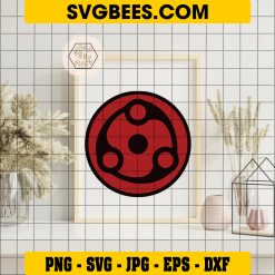 Madara Original Svg, Madara Sharingan Svg, Madara Uchiha Svg, Sharingan Svg, Naruto Svg, Anime Svg, png, eps, dxf on Frame