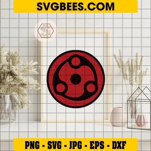 Madara Original Svg, Madara Sharingan Svg, Madara Uchiha Svg, Sharingan Svg, Naruto Svg, Anime Svg, png, eps, dxf on Frame