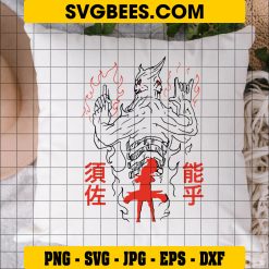 Madara Susano Svg, Anime Svg, Naruto anime Svg on Pillow