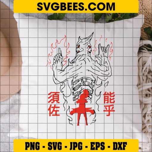 Madara Susano Svg, Anime Svg, Naruto anime Svg on Pillow