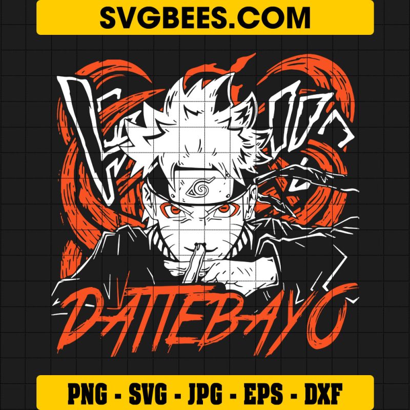 Naruto Dattebayo SVG, Naruto Sage Mode SVG