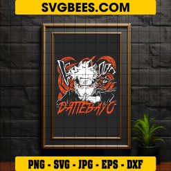 Naruto Dattebayo SVG, Naruto Sage Mode SVG on Frame