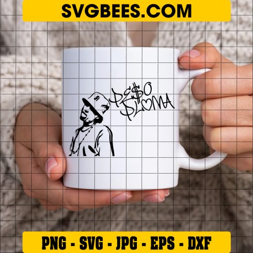 Peso Pluma SVG, Musica Regional SVG, El Belico SVG PNG DXF EPS Cut Files on Cup