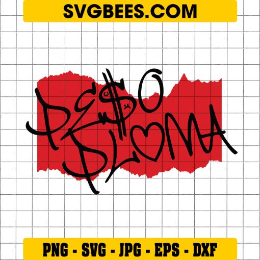 Peso Pluma Signature SVG, El Tsurito SVG, Mexico Belicos SVG PNG DXF EPS Cricut