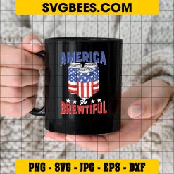 4th Of July SVG, 4th Of July Beer Drinking Lets Get Day A Drunk For America SVG on Cup