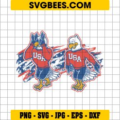 Bald Eagle Griddy 4th Of July SVG PNG, Independence Day Eagles SVG, Patriotic Bald Eagle DXF SVG PNG EPS