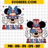 Disney Fourth Of July SVG Bundle, Mickey And Minnie 4th Of July SVG Bundle, Independence Day DXF SVG PNG EPS