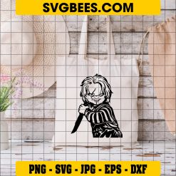 Good Guy Chucky Halloween SVG Horror Movie SVG Cricut File on Bag