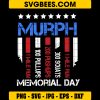 Murph Iron Body Amarillo American Flag SVG, Murph Flag 2024 SVG, 4th Of July DXF SVG PNG EPS