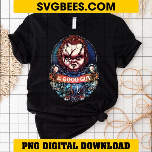 Say Hi to The Good Guy PNG Chucky Halloween PNG File on Shirt