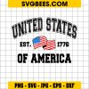 United States Of America Svg, 4th Of July Svg, Independence Day Svg