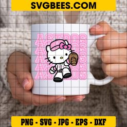 ASTROS HELLO KITTY SVG EPS DXF PNG FILE, DIGITAL DOWNLOAD , INSTANT DOWNLOAD ON CUP