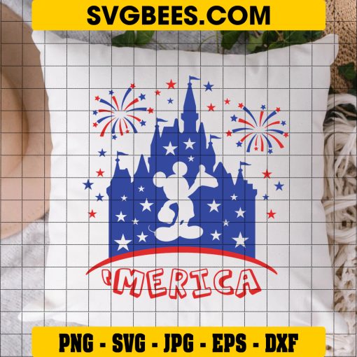 America 4th of July Svg, Memorial Day Freedom Svg, 1776 Svg on pillow