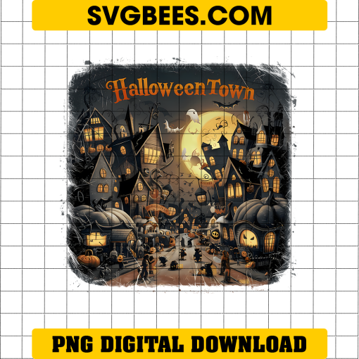 Halloween Town PNG, Take Me To Halloween Town PNG, Scary Pumpkin PNG