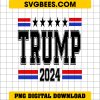 Trump 2024 PNG, I’m Voting For The Convicted Felon 2 Sided PNG
