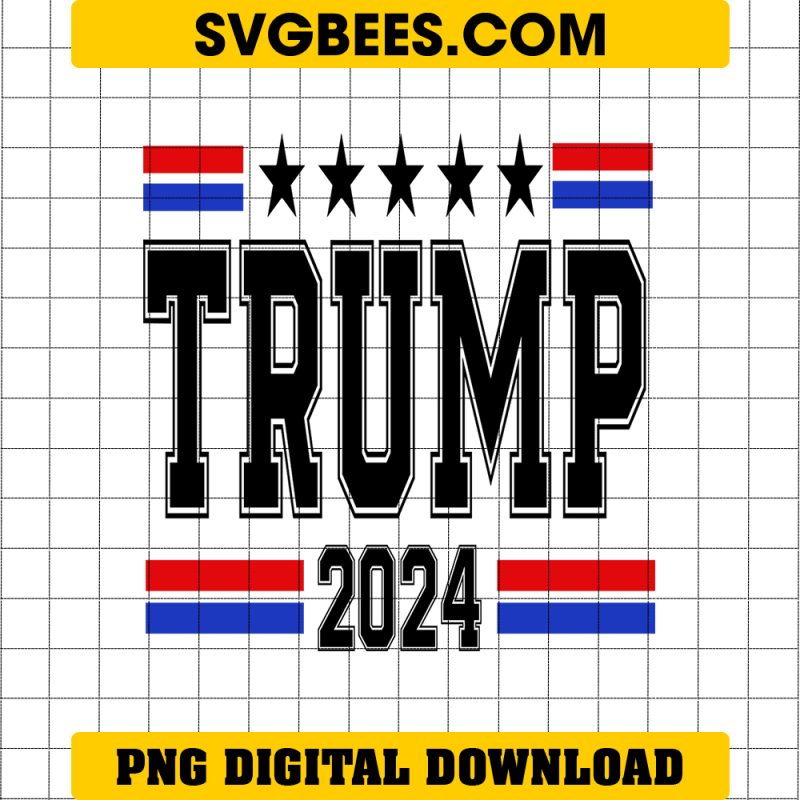 Trump 2024 PNG, I’m Voting For The Convicted Felon 2 Sided PNG