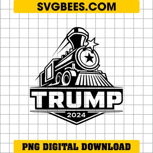 Train Trump 2024 PNG, Trump America PNG
