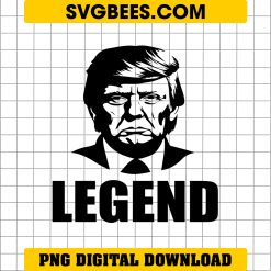 Donald Trump Legend Black White PNG, President Trump PNG
