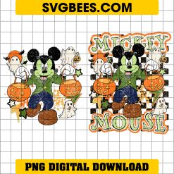 Mickey Mouse Frankenstein PNG, Mickey Mouse Disney Halloween PNG, Happy Halloween PNG