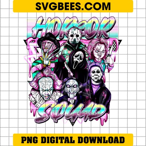 Halloween Horror Squad Killers PNG, Horror Squad PNG