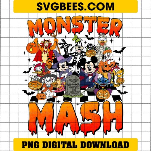 Monster Mash PNG, Disney Halloween PNG, Mickey Mouse And Friends PNG, Winnie The Pooh And Friends PNG