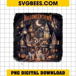 Vintage Halloweentown PNG, Spooky Season PNG